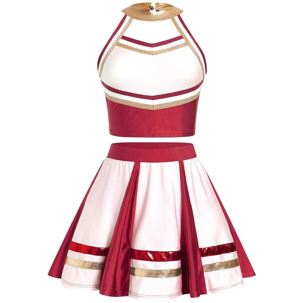 4405 Cheerleader Costume Halloween Tween Girls Cheer Outfit Adult